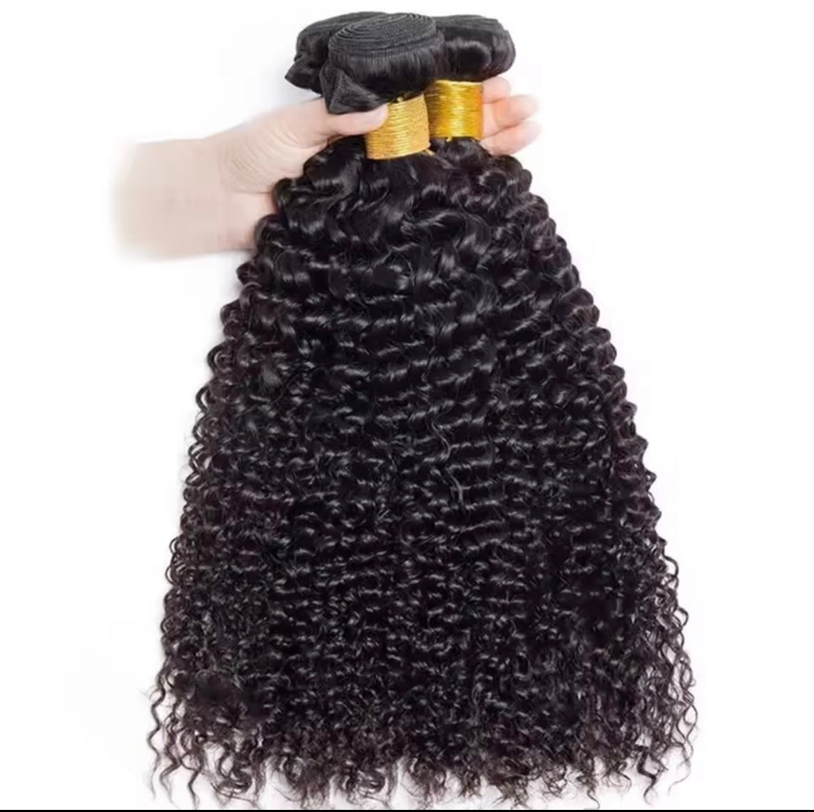 Lot x3 Tissage KINKY CURLY brésiliennes