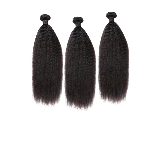 Lot x3 Tissage KINKY STRAIGHT virgin