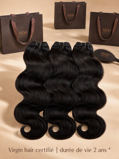 Virgin hair lot de 3